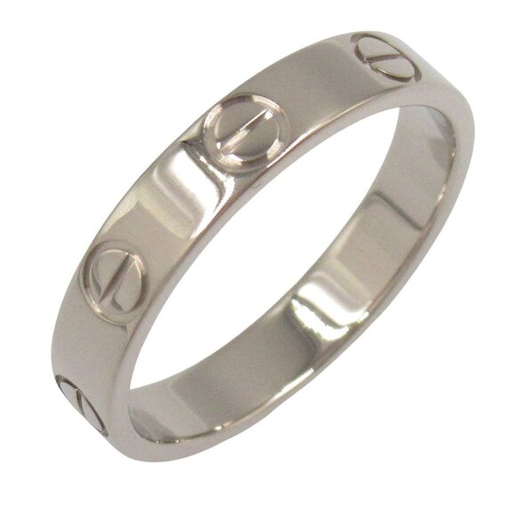 CARTIER 18k White Gold Love Ring - Picture 1 of 7